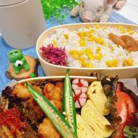 ‪ ·͜·  旦那さんのお弁当 2024.07.01 ‪ ·͜·